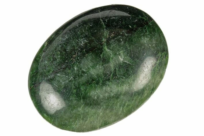 Polished Jade (Nephrite) Palm Stone - Afghanistan #187905